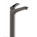 Cмеситель BelBagno для накладных раковин без донного клапана оружейная сталь DUE-LMC-GM-W0 Cмеситель BelBagno для накладных раковин без донного клапана оружейная сталь DUE-LMC-GM-W0