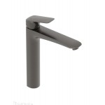 Cмеситель BelBagno для накладных раковин без донного клапана оружейная сталь DUE-LMC-GM-W0 Cмеситель BelBagno для накладных раковин без донного клапана оружейная сталь DUE-LMC-GM-W0