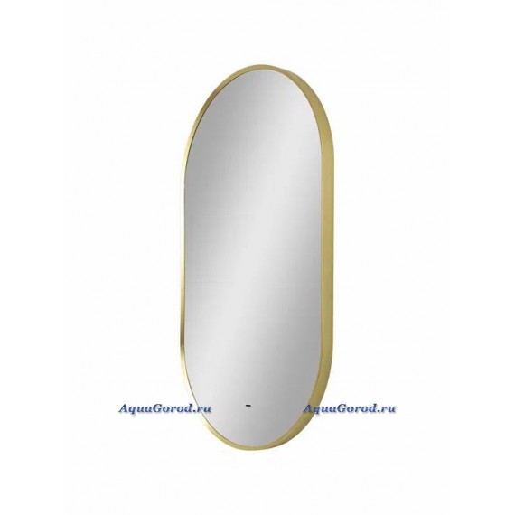 Зеркало-шкаф Континент Миаро / Miaro 50х100 с подсветкой золото 2582836779