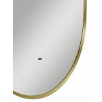 Зеркало-шкаф Континент Миаро / Miaro 50х100 с подсветкой золото 2582836779