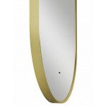 Зеркало-шкаф Континент Миаро / Miaro 50х100 с подсветкой золото 2582836779