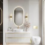 Зеркало-шкаф Континент Миаро / Miaro 50х100 с подсветкой золото 2582836779