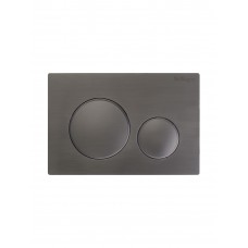 Кнопка смыва BelBagno круглая оружейная сталь BB-17C-GM