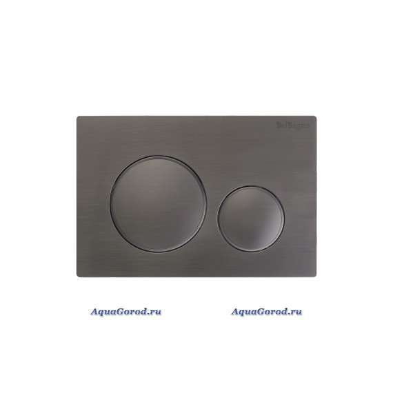 Кнопка смыва BelBagno круглая оружейная сталь BB-17C-GM Кнопка смыва BelBagno круглая оружейная сталь BB-17C-GM