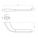 Держатель туалетной бумаги CEZARES LINER вороненая сталь LINER-PH-GM Держатель туалетной бумаги CEZARES LINER вороненая сталь LINER-PH-GM