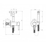 Гигиенический душ Cezares со смесителем хром глянец CZR-SET-DA1-ID2-FMM120-01 Гигиенический душ Cezares со смесителем хром глянец CZR-SET-DA1-ID2-FMM120-01