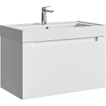 Тумба под умывальник Aqwella Ванкувер 80 подвесная белая VAN01081