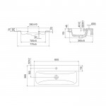 Тумба с раковиной Iddis Zodiac 80 напольная ZOD8CBFi95K
