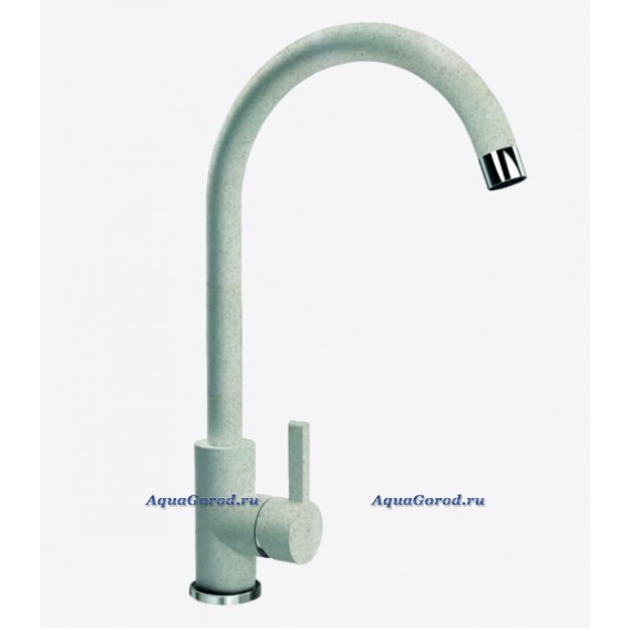 Смеситель DrGans СОЛО нержавеющая сталь серый 319.03H.1123.408