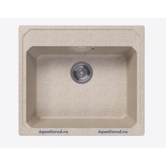 Мойка кухонная Florentina Кардинал 570 литьевой мрамор бежевый (терра) 29.030.D0570.405