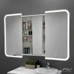 Зеркало-шкаф Alavann Cosmetic Light 80 с подсветкой и приближением белый глянец ALV1042001