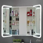 Зеркало-шкаф Alavann Cosmetic Light 80 с подсветкой и приближением белый глянец ALV1042001
