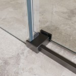 Душевой уголок BelBagno Soft 150х80 раздвижной прозрачное стекло оружейная сталь SOFT_CLOSE-2-AH-1-150/80-C-GM