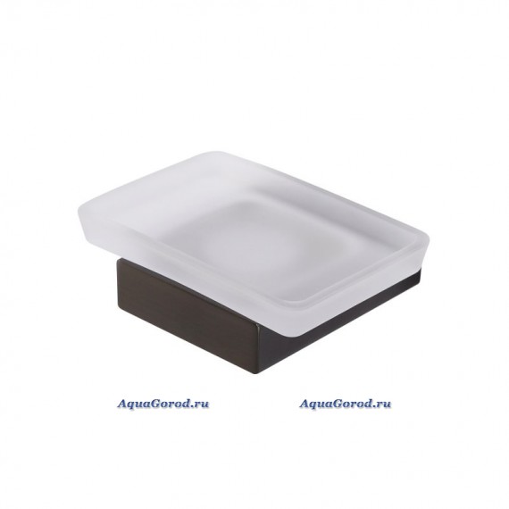 Мыльница подвесная Cezares SLIDER оружейная сталь SLIDER-SODS-GM