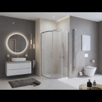 Поддон для душа BelBagno Uno 90х90 белый с сифоном TRAY-MR-UNO-R-90-550-35-W-BO