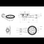 Поддон для душа BelBagno Uno 90х90 белый с сифоном TRAY-MR-UNO-R-90-550-35-W-BO
