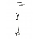 Душевая система BelBagno DUE с изливом оружейная сталь DUE-VSCM-GM