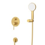 Встраиваемая душевая система CEZARES RELAX брашированное золото RELAX-DSET-BORO
