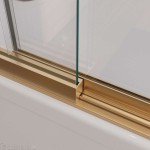 Душевая шторка на ванну CEZARES SLIDER с фиксированной створкой прозрачное стекло брашированное золото SLIDER-FIX-VF-11-90/150-C-BORO