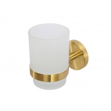 Стакан подвесной Cezares стекло, брашированное золото RELAX-TUMS-BORO