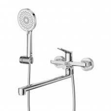 Смеситель для ванны с душем BelBagno Unique хром UNIQUE-VASM-L-CRM
