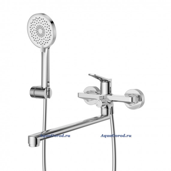 Смеситель для ванны с душем BelBagno Unique хром UNIQUE-VASM-L-CRM