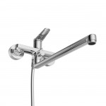 Смеситель для ванны с душем BelBagno Unique хром UNIQUE-VASM-L-CRM