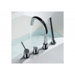Смеситель на борт ванны AQUATEK Европа на 4 отверстия хром AQ1348CR Смеситель на борт ванны AQUATEK Европа на 4 отверстия хром AQ1348CR