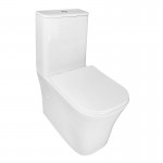 Унитаз-компакт с бачком и сиденьем микролифт AZARIO Anteo SQUARE белый AZ-1218A 