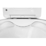 Унитаз-компакт с бачком и сиденьем микролифт AZARIO Anteo SQUARE белый AZ-1218A 
