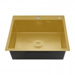 Кухонная мойка Gappo 60х50 золото GS6050-3