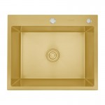 Кухонная мойка Gappo 60х50 золото GS6050-3