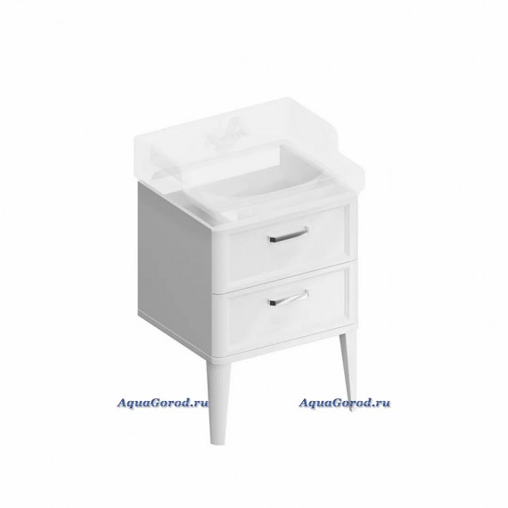 Тумба под раковину Kerama Marazzi Pompei 60 напольная белый PO.M.60.2/WHT 