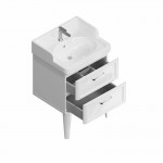 Тумба под раковину Kerama Marazzi Pompei 60 напольная белый PO.M.60.2/WHT 