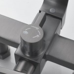 Душевая система Shevanik вороненая сталь S6136T