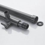 Душевая система Shevanik вороненая сталь S6136T