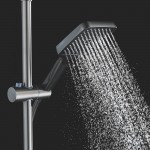 Душевая система Shevanik вороненая сталь S6136T