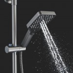 Душевая система Shevanik вороненая сталь S6136T