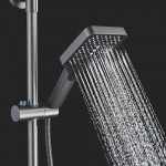 Душевая система Shevanik вороненая сталь S6136T