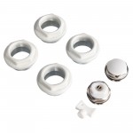 Комплект монтажный Royal Thermo 1”х 3/4" белый RT3/4W