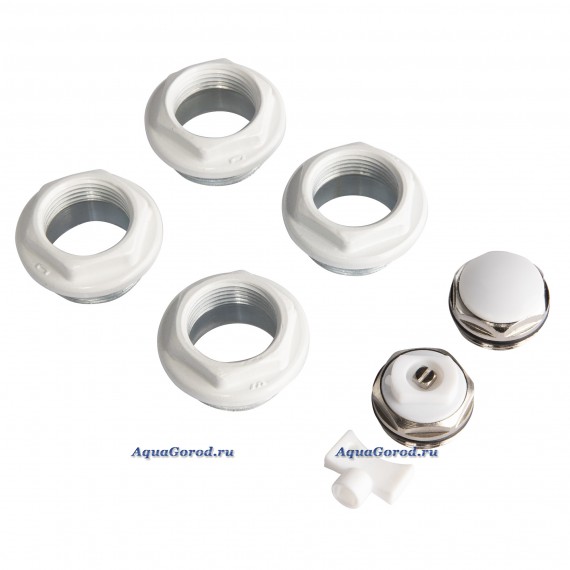 Комплект монтажный Royal Thermo 1”х 3/4" белый RT3/4W