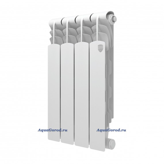 Радиатор биметаллический Royal Thermo Revolution B 500 4 секции белый RTRB350004