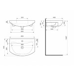 Раковина Santek Балтика 65 WH207775