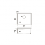 Кухонная мойка Omoikiri Tadzava 54-U/I ULTRA 4993800