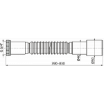 Гофра AlcaPlast A770 6/4х40/50 пластмасса