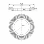 Арматура смывная Iddis тип А F012400-0004