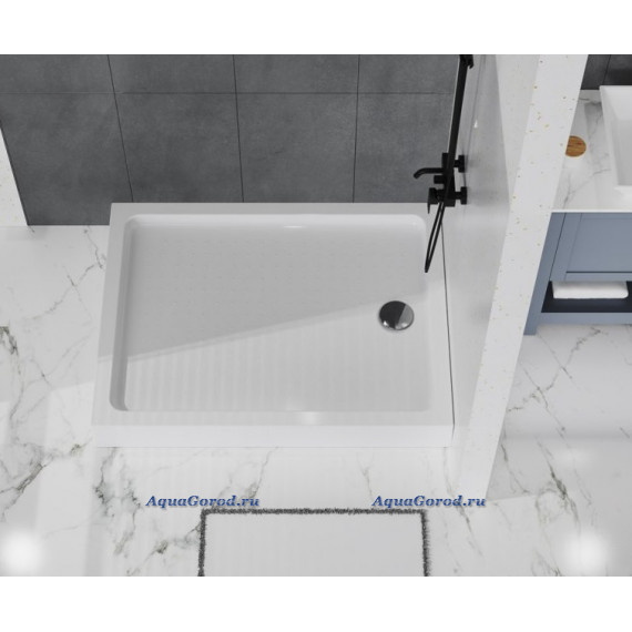 Душевой поддон BelBagno TRAY-BB-AH-120/90-15-W акриловый