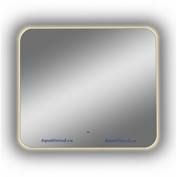 Зеркало Континент Burzhe Led 80х70 белое, LED подсветка ЗЛП2457