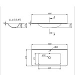 Раковина Vincea VCB-2VP100W 100 см