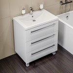 Тумба под умывальник 1Marka Соната 75 напольная белый У51039 Тумба под умывальник 1Marka Соната 75 напольная белый У51039